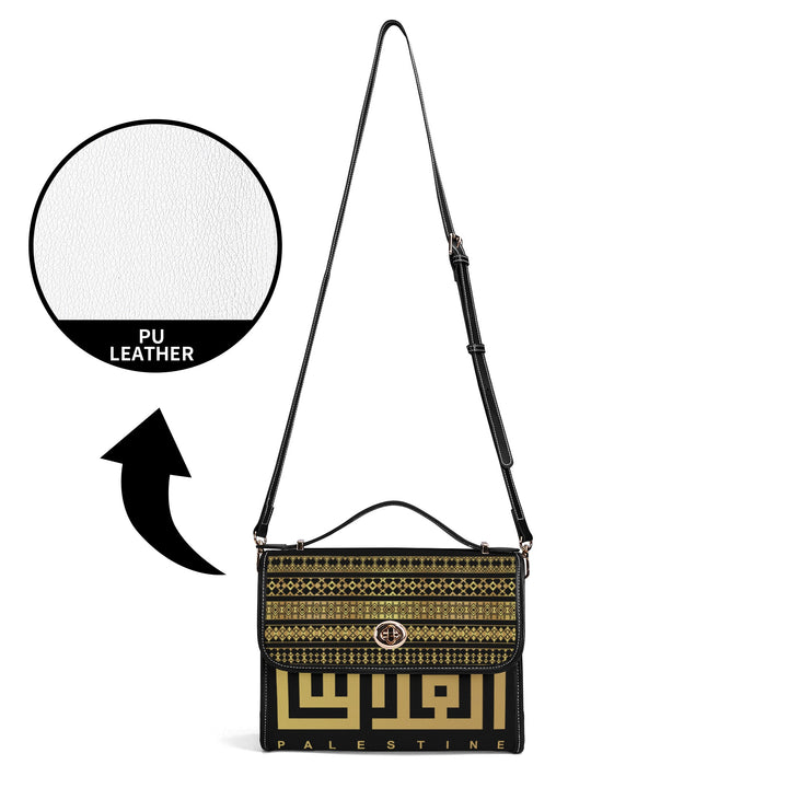 Jerusalem Elegant Shoulder Bag - Black