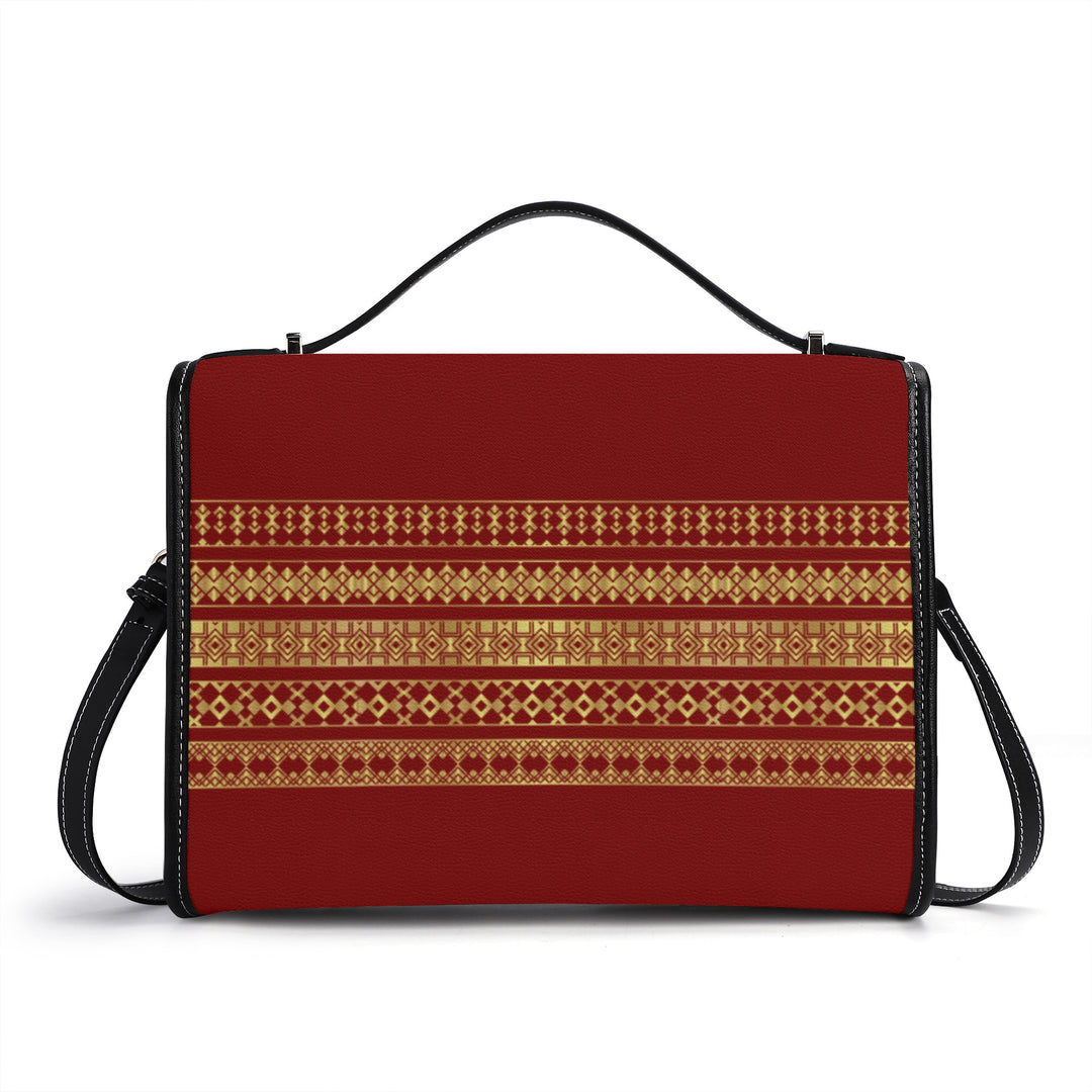 Jerusalem Elegant Shoulder Bag - Red Velvet