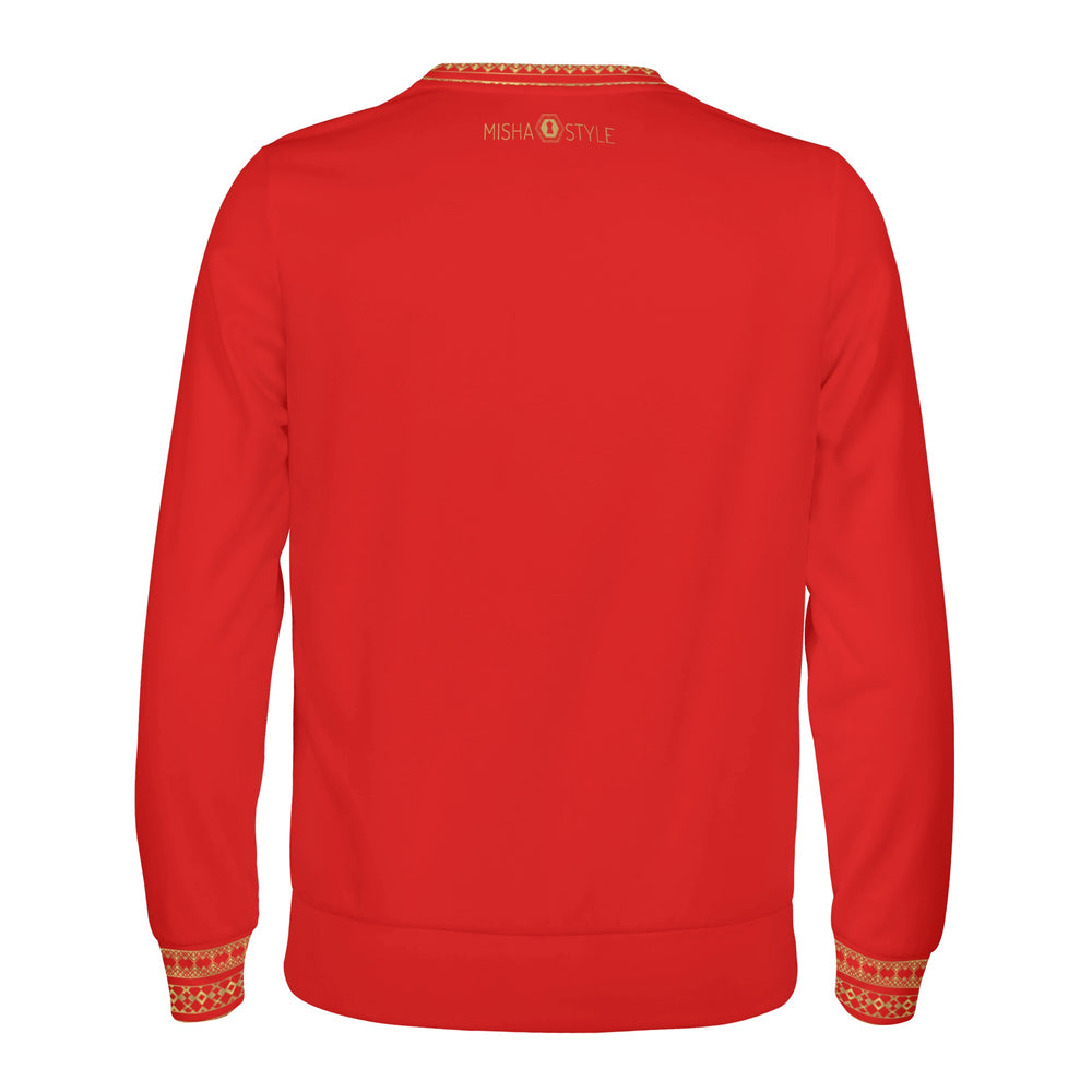Kids Jerusalem Word Sweater - Red