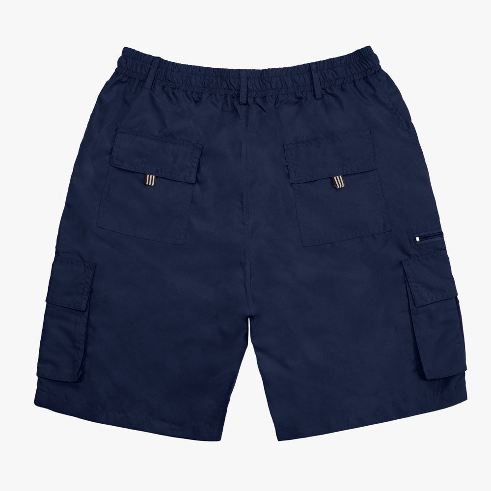 Misha Comfortable Men's Cargo Shorts - Navy