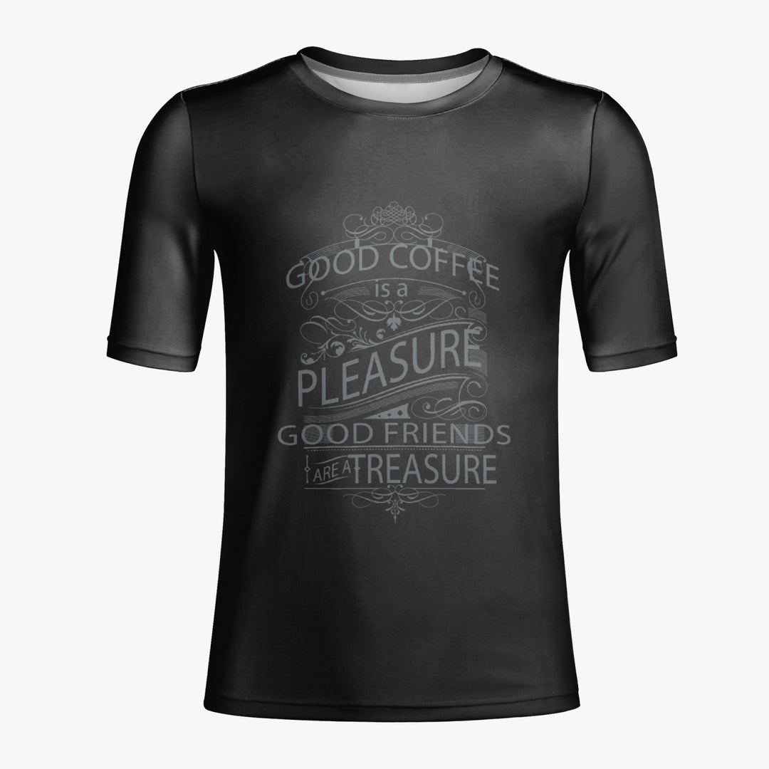 Guter Kaffee handgemachtes Herren T-Shirt 