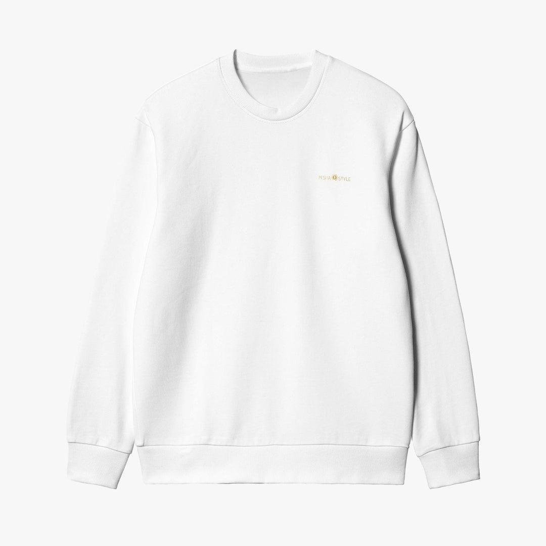 Unisex Garment-Dyed Sweatshirt - White