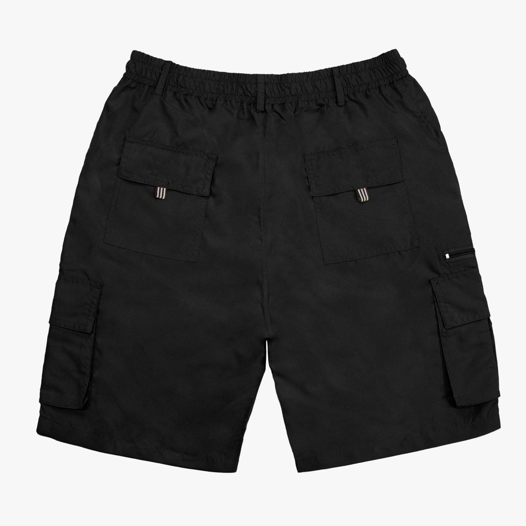 Misha Comfortable Men's Cargo Shorts - Black