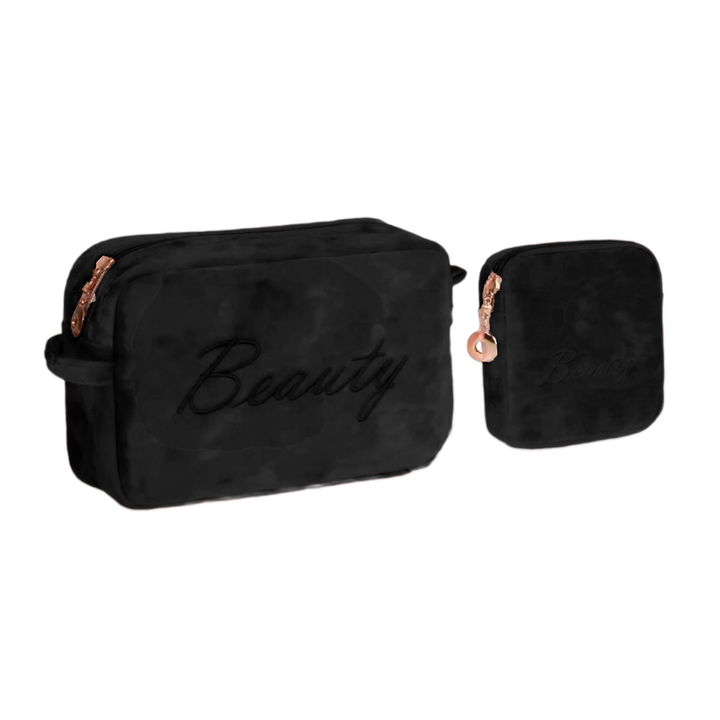Luxury Velvet Makeup Bags Set