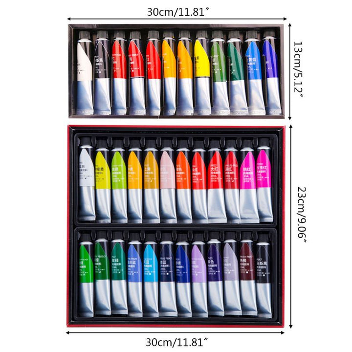 12/24 Colors 20ml Professional Acrylic Paint for Kids DIY
