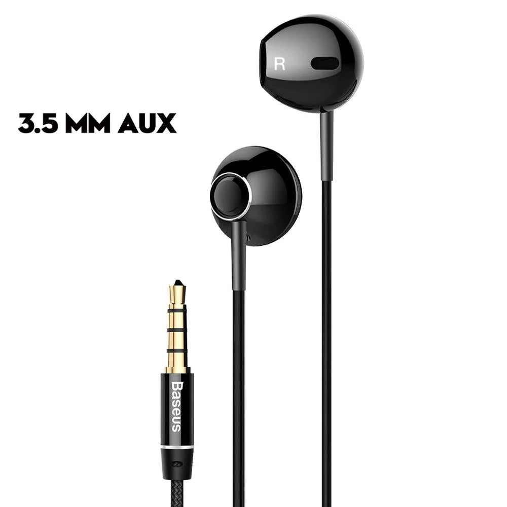 6D-Stereo-In-Ear-Kopfhörer mit kabelgebundener Basssteuerung