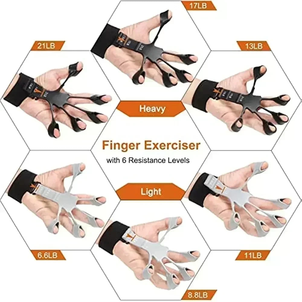 Silicone Grip Training and Exercise Finger