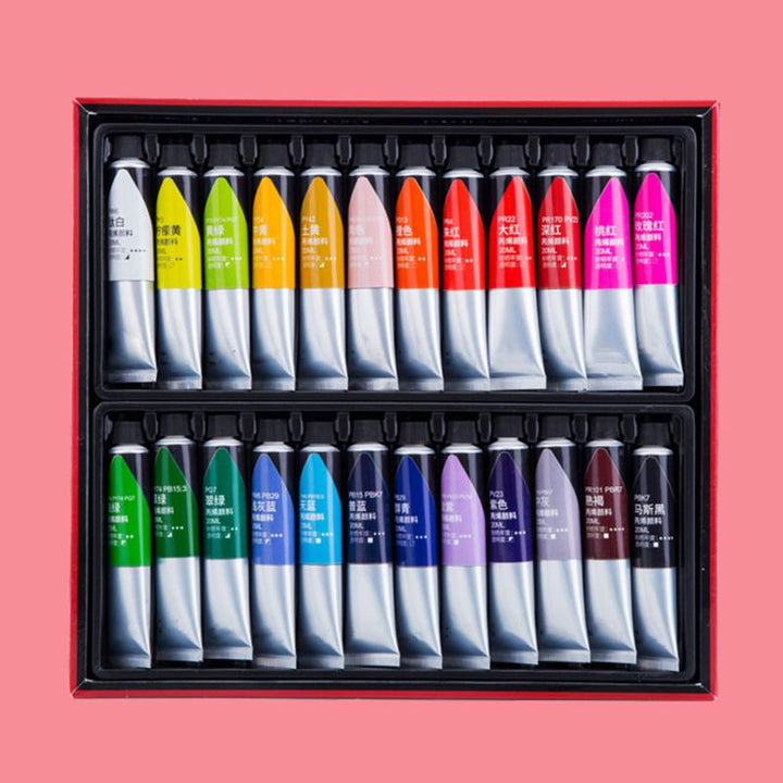 12/24 Colors 20ml Professional Acrylic Paint for Kids DIY