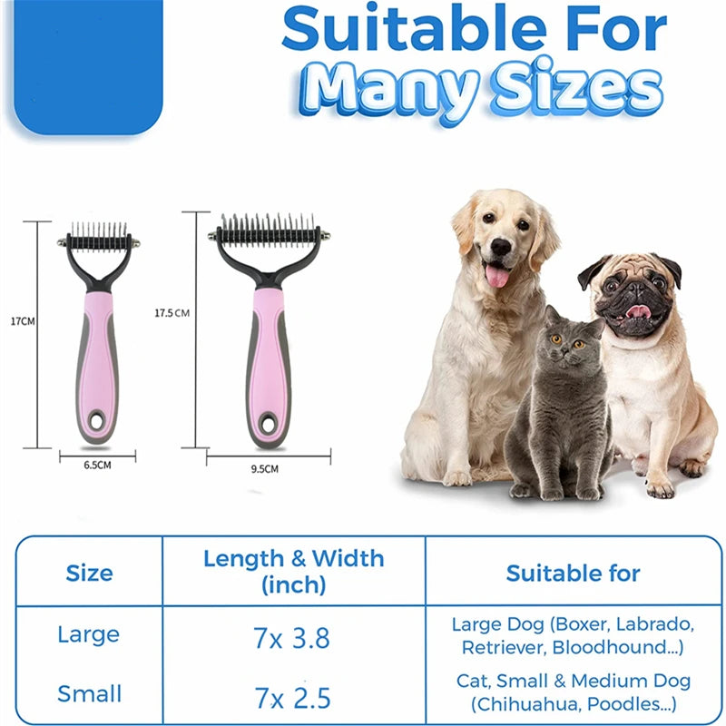 Grooming Tool For matted Long Hair Curly Pet