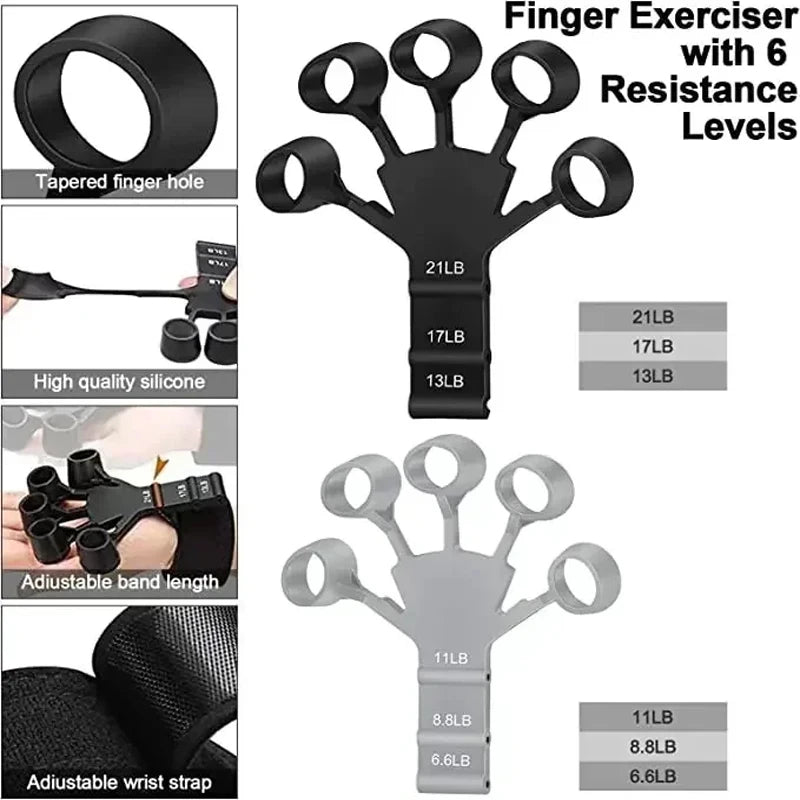 Silicone Grip Training and Exercise Finger