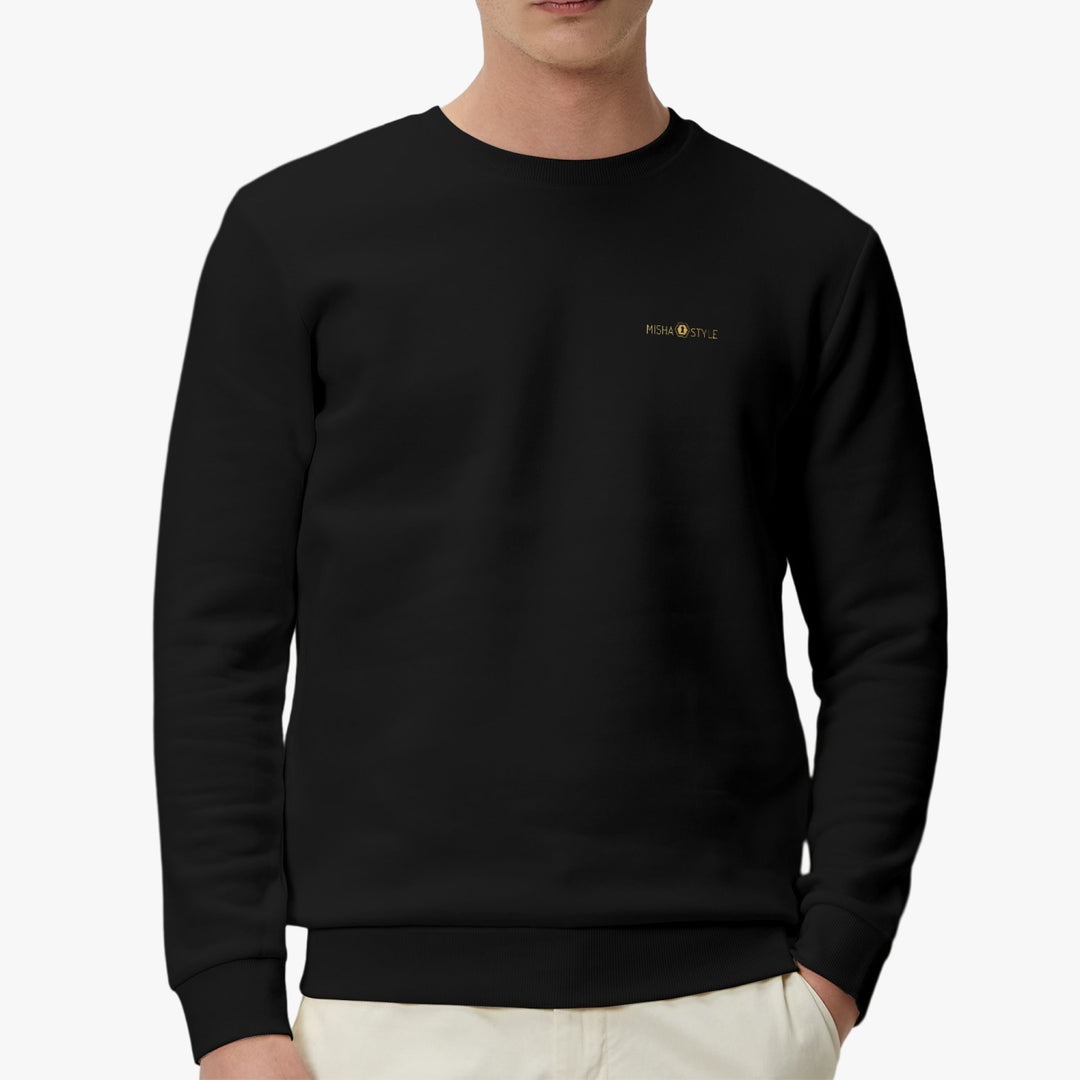 Unisex Garment-Dyed Sweatshirt - Black
