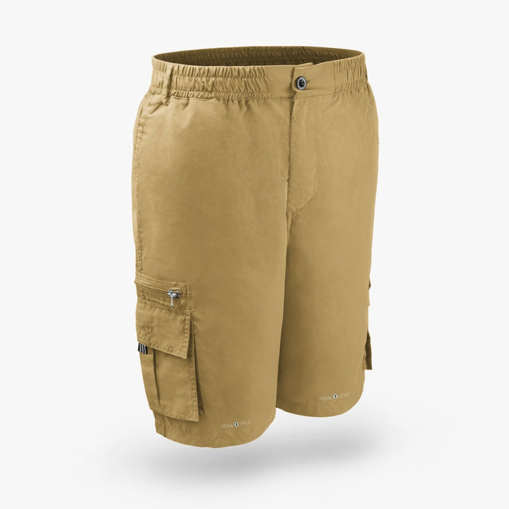 Misha Comfortable Men's Cargo Shorts - Khaki