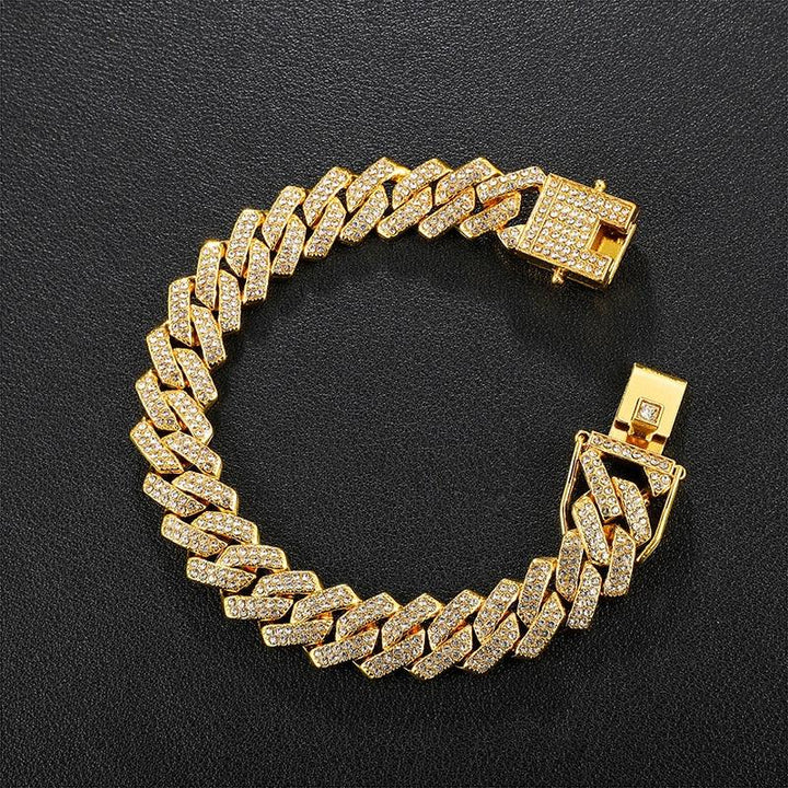 13MM Hip Hop Cuban Chain Men's Bracelet - Mishastyle