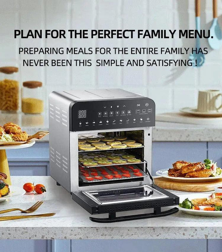 1700 W Stainless Steel Oven Air Fryer 11 in 1-15 L - Mishastyle