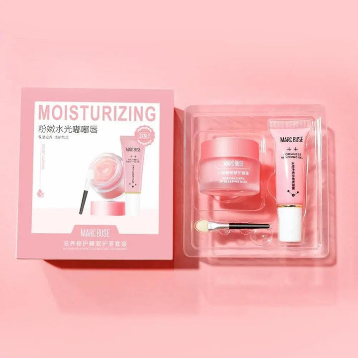 2 Pieces Lip Care Set Gel and Mask - Mishastyle
