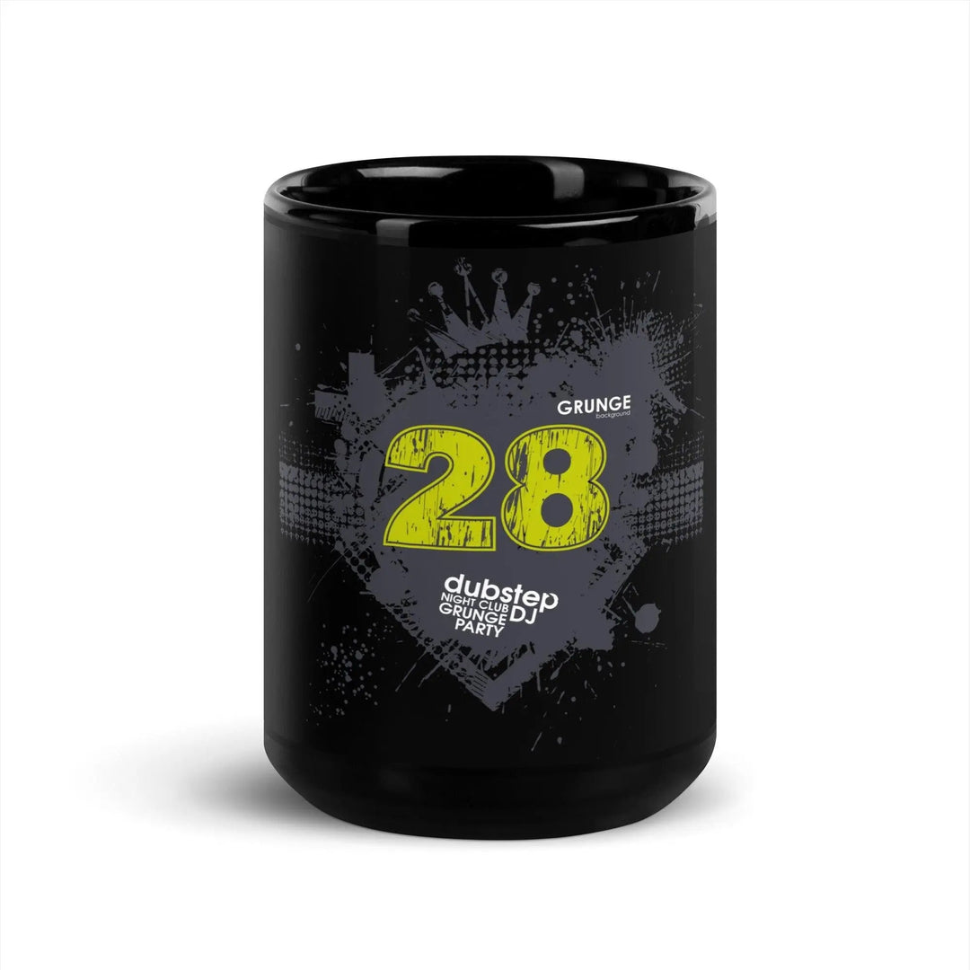 28 Dubstep Black Glossy Mug - Mishastyle
