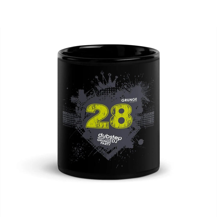 28 Dubstep Black Glossy Mug - Mishastyle