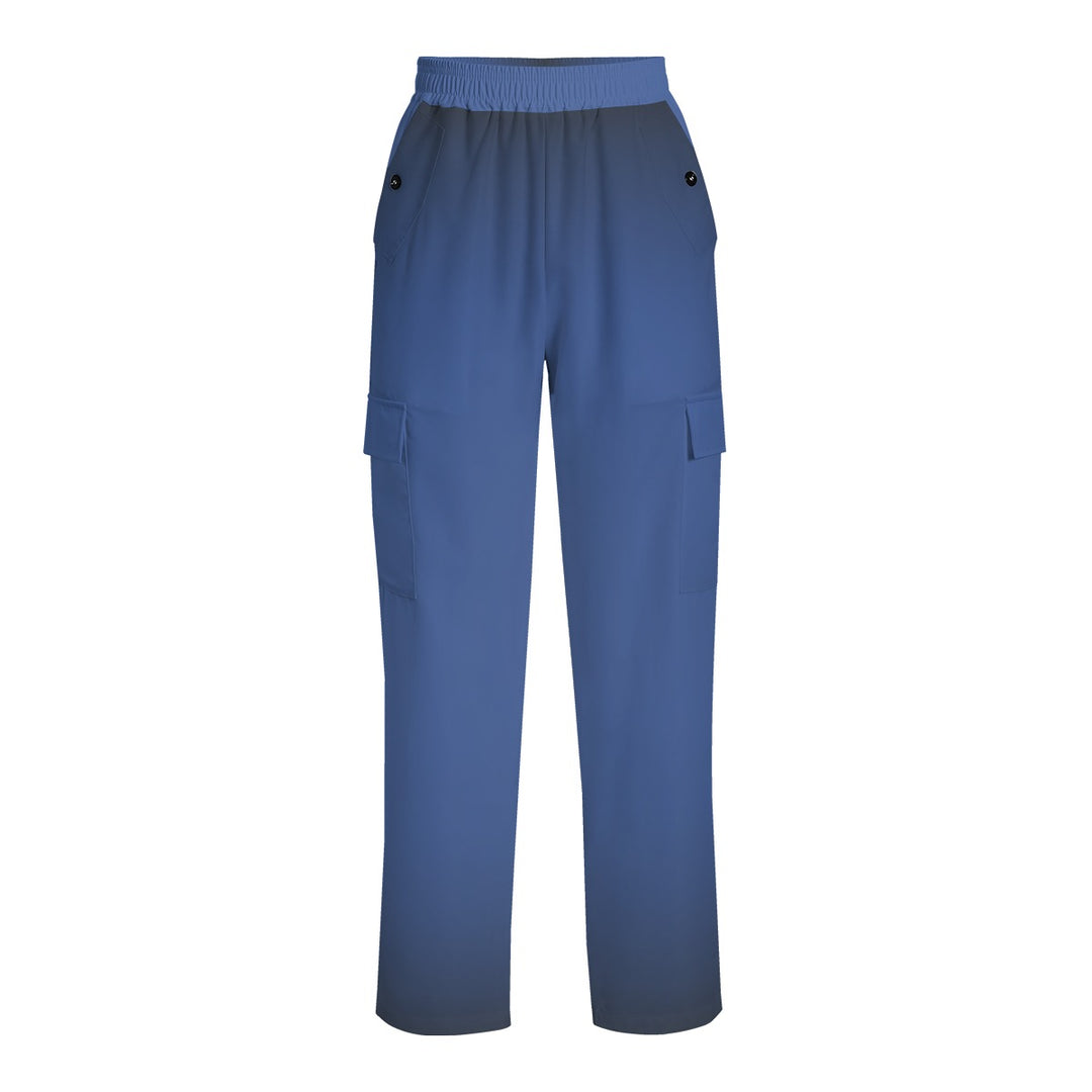 Women's Bib Overall Luxury Pant - Dark Blue