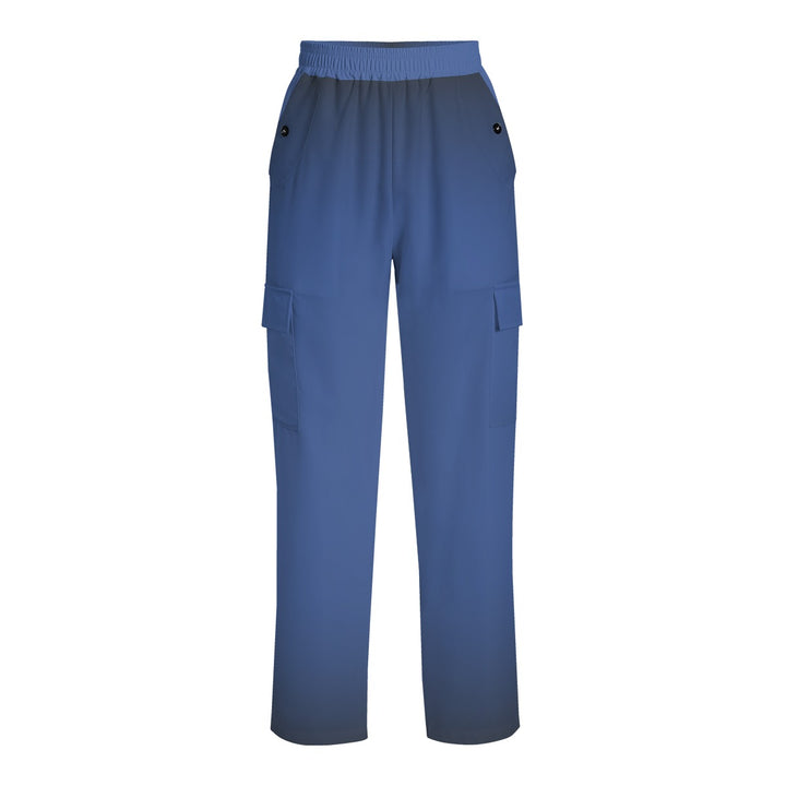 Women's Bib Overall Luxury Pant - Dark Blue