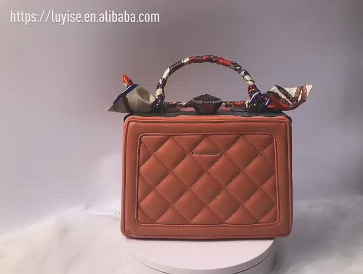 Luxury PU Lady Box Bag