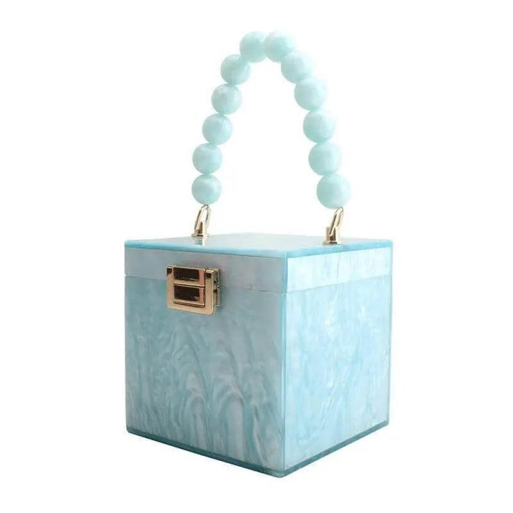 Acrylic Cloudy Box Luxury Handlebag - Mishastyle