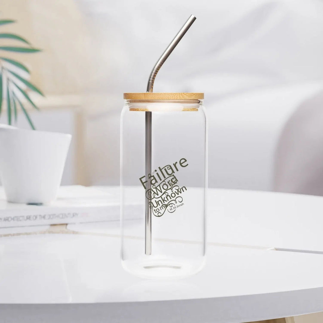 AI Drinking Glasses with Bamboo Lids - Mishastyle