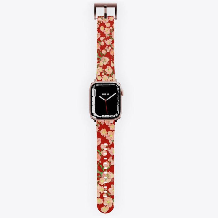 Apple Watch Rose Band - Floral Red - Mishastyle