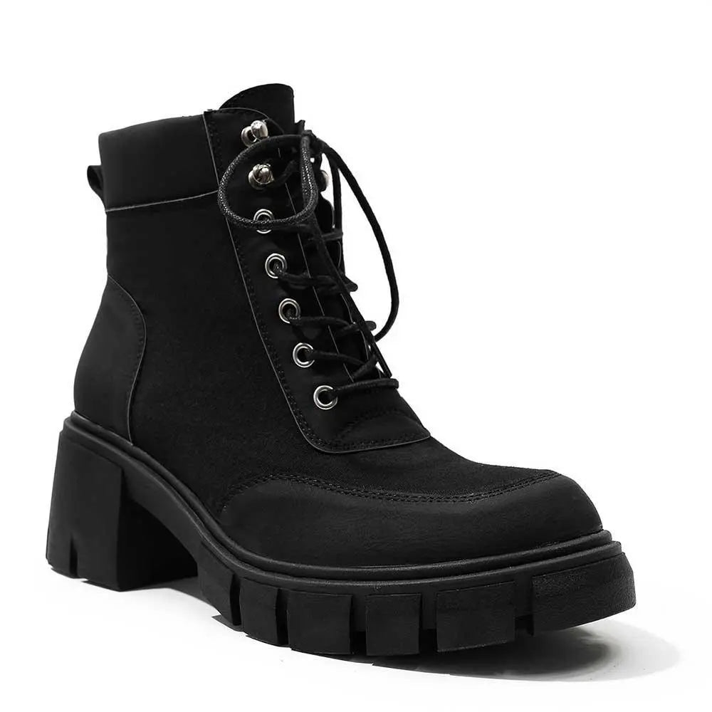 British Martin Lace Up Ankle Boots - Mishastyle
