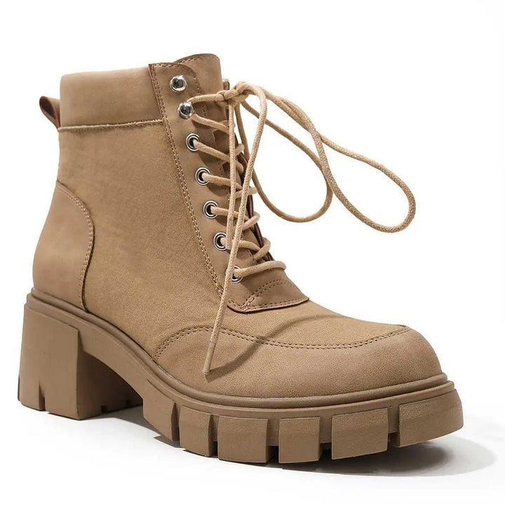 British Martin Lace Up Ankle Boots - Mishastyle