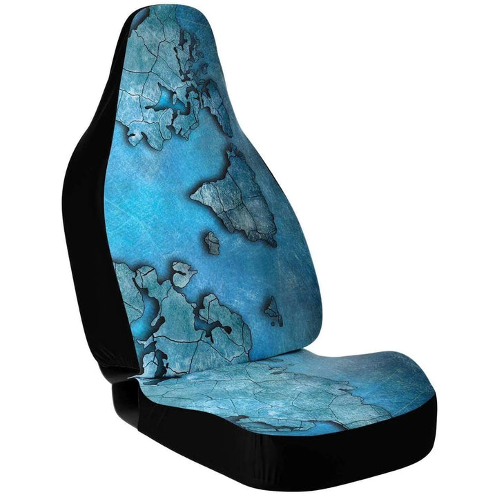 Car Seat Cover design of the world map - Mishastyle