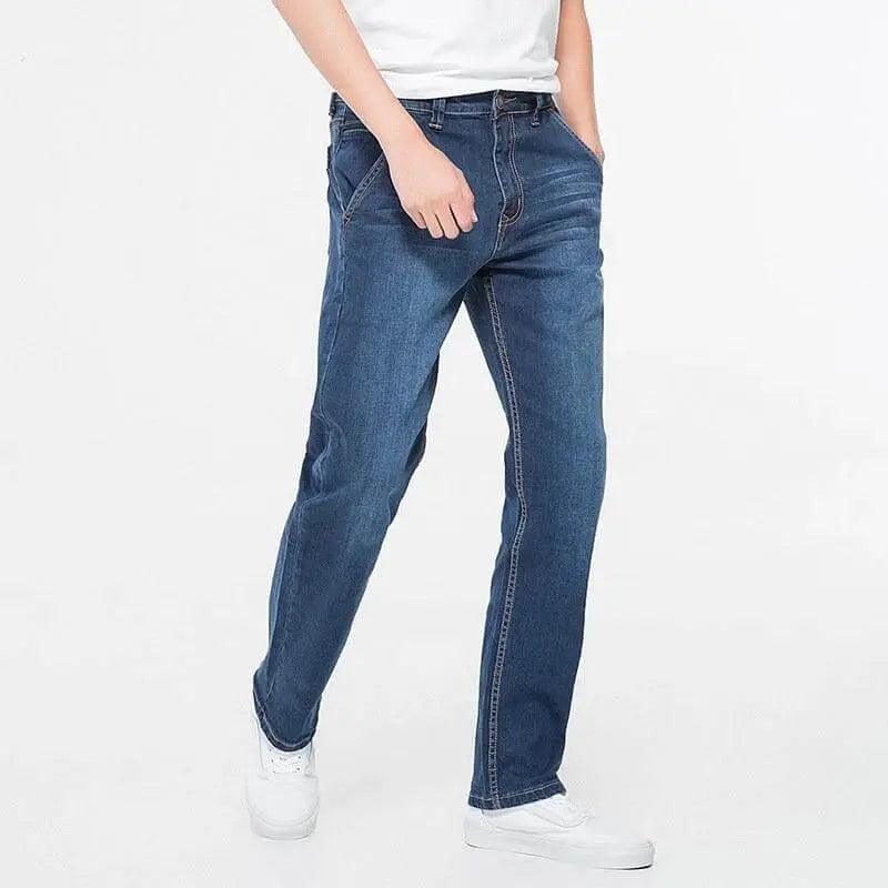 Casual Solid Pencil Jeans - Mishastyle