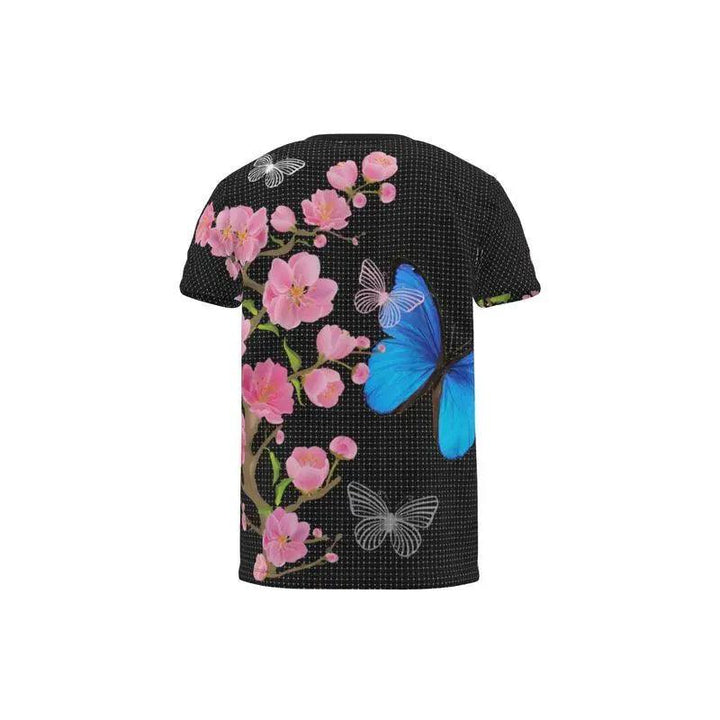 Cut and Sew All Over Print T-Shirt - Mishastyle