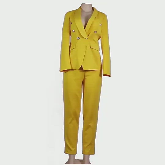 High Waist Lady Formal Suit