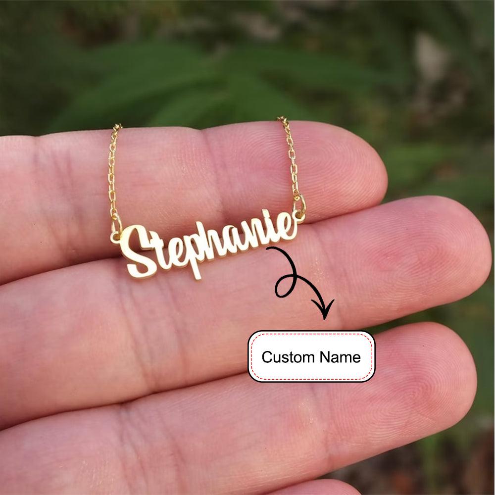 Design Custom Name on Necklace - Mishastyle