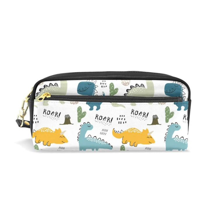 Dinosaur Pouch Leather Pencil Case - Mishastyle