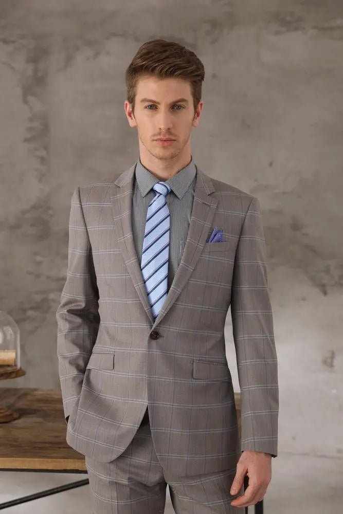 Double Breast Luxury Men Business Suits - Mishastyle