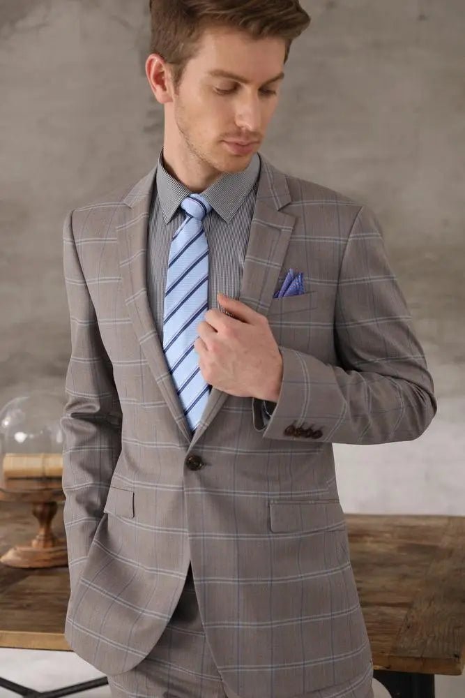Double Breast Luxury Men Business Suits - Mishastyle