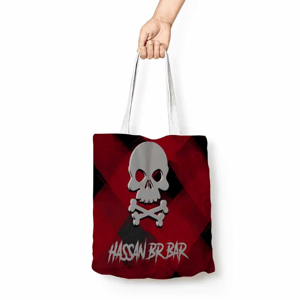 Double sides Canvas Tote Bag - Mishastyle