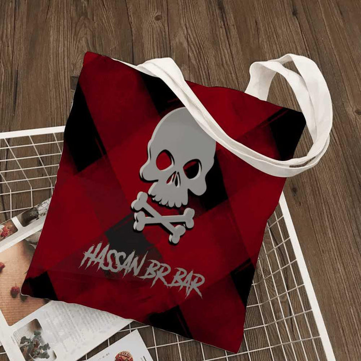 Double sides Canvas Tote Bag - Mishastyle