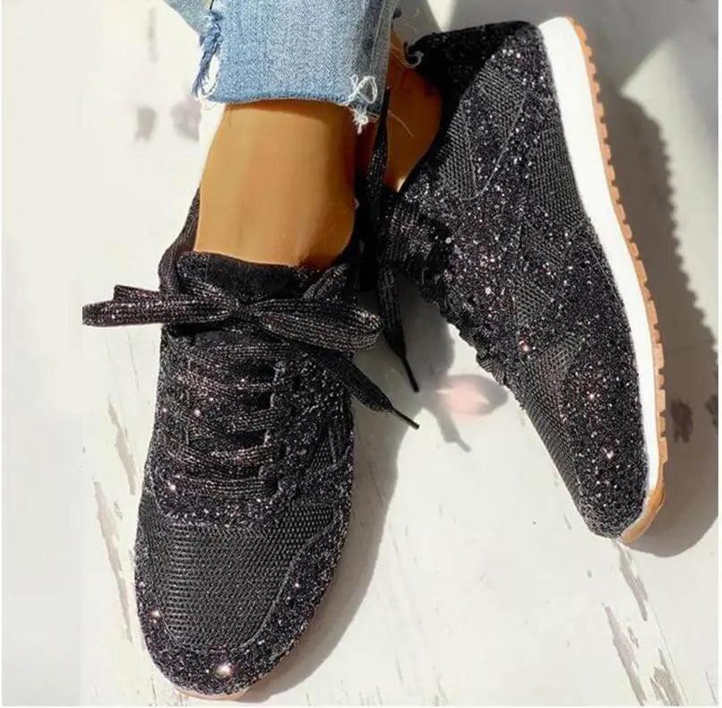 Glitter Sneakers Stunning Casual Looks - Mishastyle