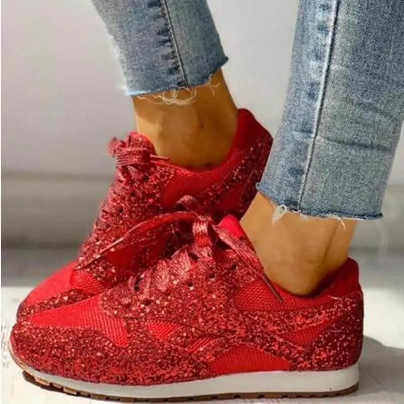 Glitter Sneakers Stunning Casual Looks - Mishastyle