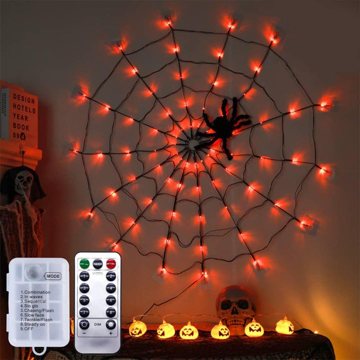 Halloween Remote Control LED Spider Light - Mishastyle