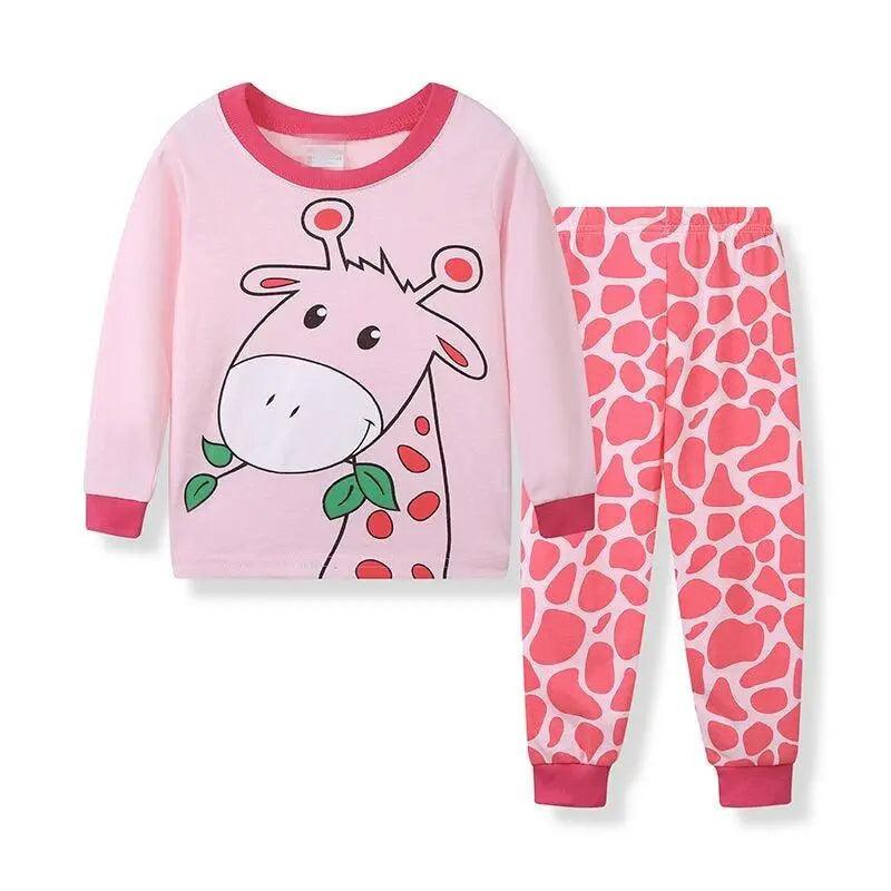 Kids Cotton Long Sleeve Pajama Set - Mishastyle