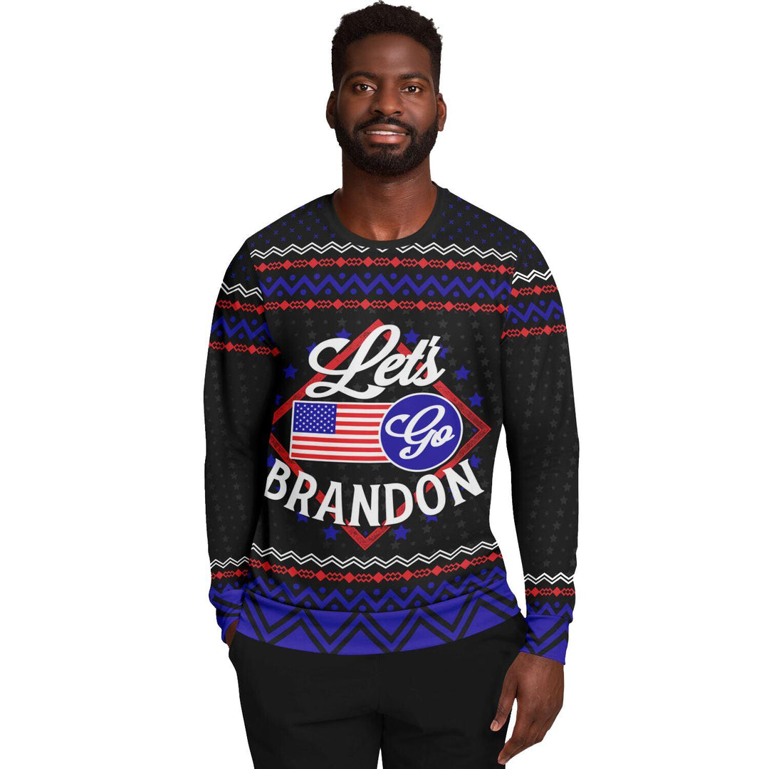 Let's Go Brandon Athletic Sweater - Mishastyle