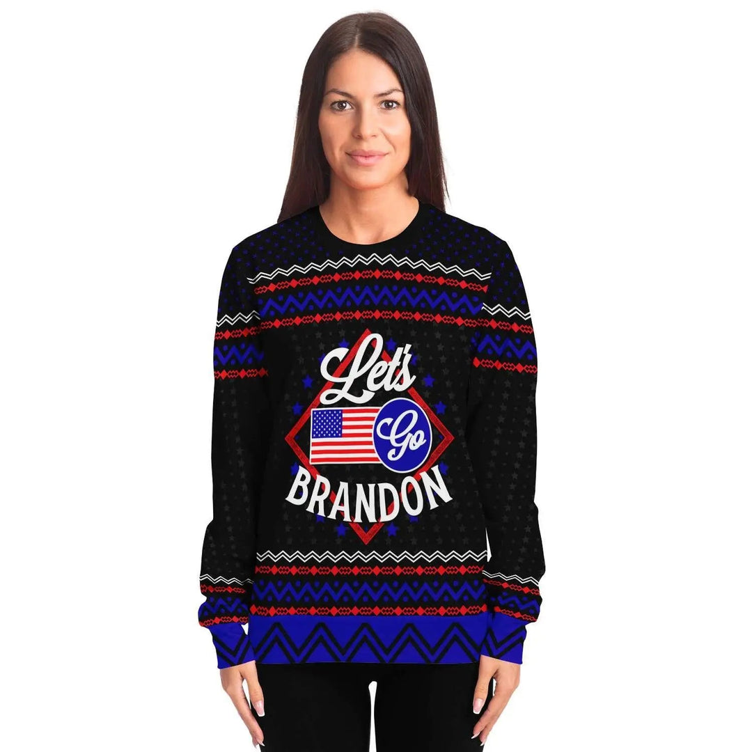Let's Go Brandon women Sweater - Mishastyle