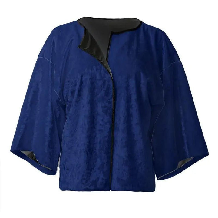 Luxury Kimono Blazer MISHASTYLE - Navy - Mishastyle
