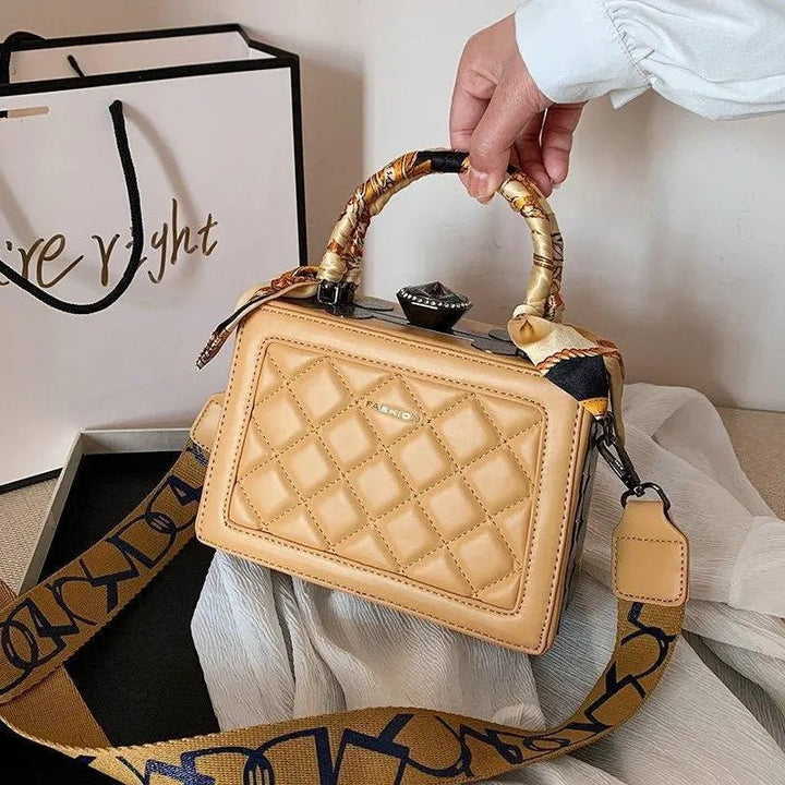 Luxury PU Lady Box Bag - Mishastyle