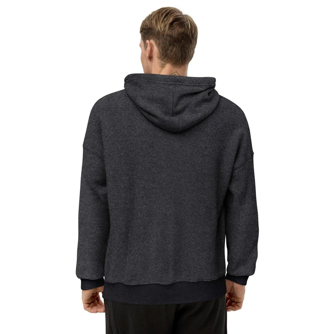 Men sueded fleece hoodie - Mishastyle
