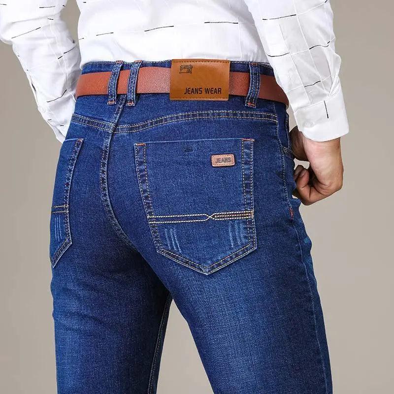 Men'S Classic Hombre Jeans Denim - Mishastyle
