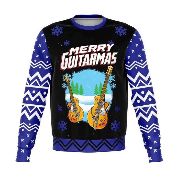 Merry Guitarmas Men Sweater - Mishastyle